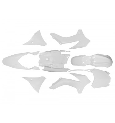 Kit plastique - Type KTM - Blanc