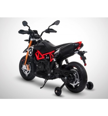 Moto électrique enfant KINGTOYS - APRILIA Dorsoduro 900 36W - Noir