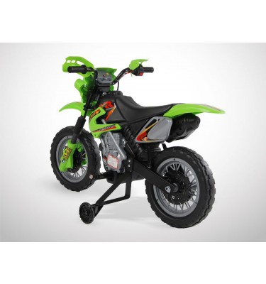Moto électrique enfant KINGTOYS - Cobra 18W - Vert