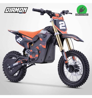 Moto enfant électrique RX 1300W - 12/10 - DIAMON MOTORS - Édition 2024 - Orange