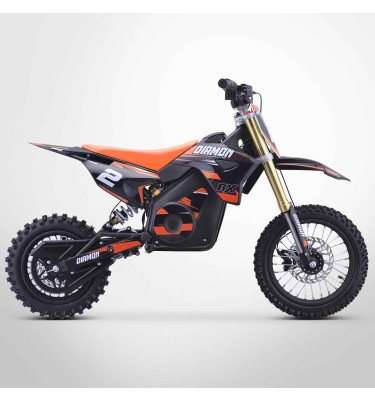 Moto enfant électrique RX 1300W - 12/10 - DIAMON MOTORS - Édition 2024 - Orange