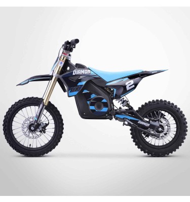 Moto enfant électrique RX 1300W - 14/12 - DIAMON MOTORS - Édition 2024 - Bleu