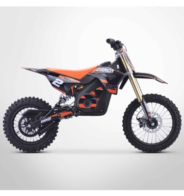 Moto enfant électrique RX 1600W - 14/12 - DIAMON MOTORS - Édition 2024 - Orange