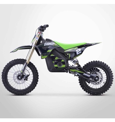 Moto enfant électrique RX 1600W - 14/12 - DIAMON MOTORS - Édition 2024 - Vert