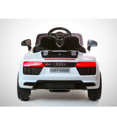 Voiture électrique enfant KINGTOYS - Audi R8 SPYDER 40W - Blanc