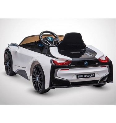 Voiture électrique enfant KINGTOYS - BMW I8 60W - Blanc