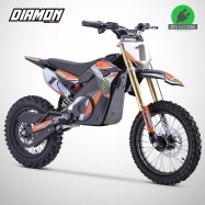 Moto enfant électrique RX 1500W - 14/12 - DIAMON MOTORS - Édition 2023 - Orange