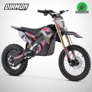 Moto enfant électrique RX 1300W - 14/12 - DIAMON - Édition 2021 - Rose
