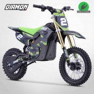 Moto enfant électrique RX 1300W - 12/10 - DIAMON MOTORS - Édition 2024 - Vert