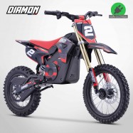 Moto enfant électrique RX 1600W - 14/12 - DIAMON MOTORS - Édition 2024 - Rouge