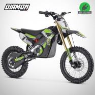 Moto enfant électrique RX 1300W - 14/12 - DIAMON - Édition 2021 - Vert