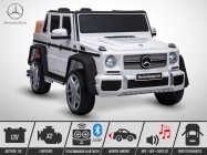Voiture électrique enfant KINGTOYS - Mercedes G650 MAYBACH 50W - Blanc